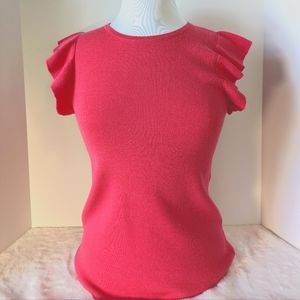 Tahari ruffle top